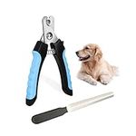 DHinkyoung Pets Nails Clippers with Safety Guard,Professional Cat Claw Trimmer, Safety Puppy Nail Cutter for Large to Small Dogs Cats with Nail File