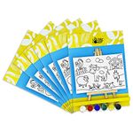 The Talking Canvas Printed Canvas Painting Kit with Easel Stand | Pack of 6 | Art and Craft Kit for Girls and Boys | Return Gift for Birthday Parties | Return Gifts - Farm Theme