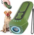Holercoco Anti Barking Device for Dogs, Ultrasonic Dog Barking Deterrent Devices, Portable Stop Dog Barking Device Safe & Humane 65FT Bark Control Barks Indoor Outdoors Behavior Correct (Green)
