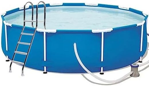 errzom Select A-Frame Heavy Duty 33", 43", 52" Above Ground Ladder, 2/3/4 Steps, 304 Stainless Steel, Non-Slip, Max Load Capacity 500 Lb, 52in