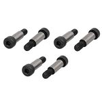 S SYDIEN 6Pcs Alloy Steel Hexagon Socket Head Shoulder Screw Bolt 5/16-inch Shoulder Dia, 3/4-inch Shoulder Length,1/4-inch-20 UNC Thread