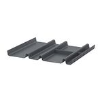 Ikea TSSP Drawer insert with 6 compartments, anthracite44x37 cm (17 3/8x14 5/8 ")