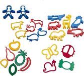 Cookie/Dough Cutters | Strong Plastic - Easy Clean | Giant Pack of 24 Cutters | Assorted Designs