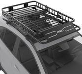 KYBOLT Spider 64"x 36"x 5" Roof Rack Basket Rooftop Cargo Carrier with Extension Black Car Top Luggage Holder Universal for SUV Cars