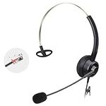 Corded Phone Headset with Microphon
