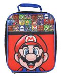 Super Mario Bros Lunch Box Multi Video Game Character Block Design Insulated Lunch Bag Tote