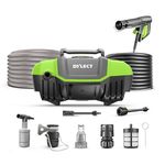 DYLECT Ultra Clean Pro High Pressure Car Washer Pump,2000 Watts Motor, 150 Bars Pressure,6.5L/Min Flow Rate, 5m Outlet Hose, Portable, for Bike and Home Cleaning with 10 Accessories
