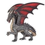 MOJO - Steel Dragon | Hand-Painted Toy Figure | Fantasy Collection | True to Life & Highly Detailed | Designed in UK.