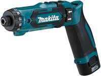 Makita DF012DSE 7.2V Li-ion Pencil Drill Driver Complete with 2 x 1.5 Ah Li-Ion Batteries and Charger Supplied in A Carry Case