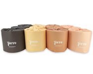 Terre Premium & Soft 100% 4-Ply Bamboo Toilet Paper, Unscented & Unbleached, 12 Rolls, FSC-Certified, PFAS & BPA Free, Septic Safe, Tree-Free & Plastic-Free, Eco-Friendly, Plant Based, Sustainable