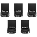 SanDisk 64GB 5-Pack Ultra Fit USB 3.1 Flash Drive (5x64GB) - SDCZ430-064G-B5CT