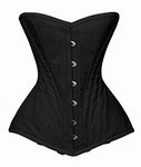 luvsecretlingerie Heavy Duty 26 Double Steel Boned Waist Training Satin Overbust Tight Shaper Corset #8726