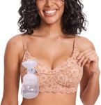 MOMANDA Women's Pumping Bra Lace Nu