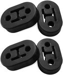 4Pcs Exhaust Hanger Rubber 2 Holes 