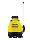 HUDSON 19001 Outdoor Roller Shades 4 Gallon NeverPump Bak-Pak Sprayer, Yellow