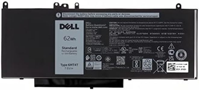 Dell Batteria 62Wh 4 celle Latitude E5270 E5470 E5570 Precision 15 3510 P48F P62G P23T Tipo: 6MT4T 7V69Y TXF9M HK6DV K3JK9 CHWGG