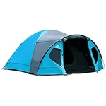 Portal 4 Man Blackout Tent with Porch Camping Tent for 3 to 4 Persons with Sewn-in Groundsheet 4000mm Waterproof Festival Tent Lightweight Dome Tent for Outdoor Backpacking Hiking