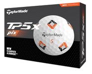 TaylorMade TM24 TP5x pix Golf Balls 12 Ball Pack White