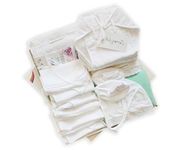 PICKSPARROW Cotton Newborn Baby Clothing Set/Girl-Boy Pre-Packed Hospital Bag/Newborn Baby Gift Set/Baby Shower Gift/Newborn Essentials (Pack of 20, Lace)