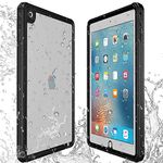 AICase Waterproof Shockproof Case for Apple iPad Pro 9.7 Inch (2017/2018) with Touch ID Highly Sensitive, Waterproof Case with Built-in Screen Protector for iPad Pro 9.7 Inch Tablet