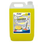 Flow Lemon Floor & Surface All Purpose Cleaner | Concentrate Formula | Interior & Exterior | Safe On All Surfaces (5 Litre)