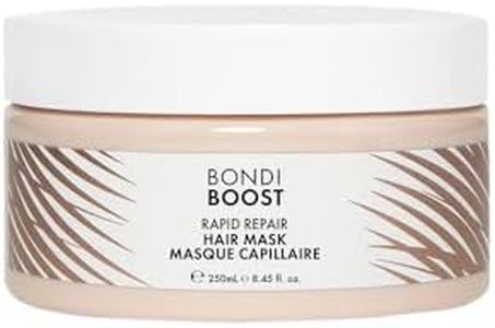 BondiBoost Rapid Repair Mask 8.45 fl oz - 10-Minute Deep Conditioning + Strand Strengthening Reparative Mask - Restore Dry Damaged Hair + Reduce Breakage - Vegan/Cruelty-Free - Australian Made