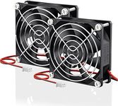 GDSTIME 2 Pack 80mm x 80mm x 25mm 12V DC Brushless Cooling Fan