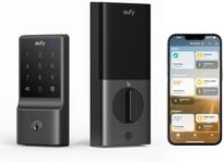 eufy Smart Lock C34, Keyless Entry Door Lock with Apple Home Ecosystem, Smart Door Lock for Front Door or Back, Supports Matter, Apple Home, Alexa, Google Home, SmartThings, Auto Lock (T85D2)