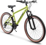 Rycheer Ecarpat 26 Inch Women Mountain Bike, 21 Speeds High-Carbon Steel Mountain Bike, V Bakes and Suspension Fork MTB, Adult Sport Bicycle for Trail Snow Commuter City Road