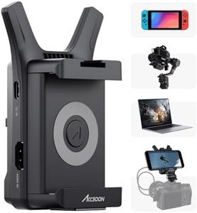 Accsoon CineView Nano Wireless Video Transmitter, 5G HDMI Camera Transmitter 1080p60 500ft Range 60ms Latency, Compatible with RS2/RS3/RS3 Pro/Switch/DSLR, Support iOS/Android 4 App Monitoring