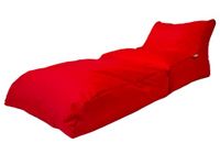 HH Home Hut Beanbag Bed Chair Indoor And Outdoor Extra Large Oversized Gaming Seat XXXL Garden Adult Bedroom Weather Resistant (Waterproof) Red