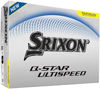 Srixon Q-Star Ultispeed Golf Balls, Tour Yellow