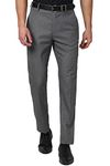 Peter England Men's Slim Work Utility Pants (PITFSSLBU74218_Light Grey_32)