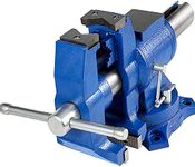 VEVOR 6" Heavy Duty Bench Vise, Double Swivel Rotating Vise Head/Body Rotates 360°,Pipe Vise Bench Vices 30Kn Clamping Force,for Clamping Fixing Equipment Home or Industrial Use