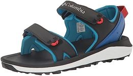 Columbia Men's Trailstorm Sandal Sport, Black/Blue Macaw, 11