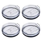 PIVHWIR 30 oz Tumbler Lids, 4 Pcs Cover Replacemen Spill-Proof Splash Resistant Travel Mug Lid Fits for 30oz Yeti Rambler, Ozark Trail, Old Rtic