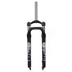 LvTu MTB Fat Bike Suspension Fork 26 Inch Manual Lockout Magnesium Aluminum Alloy Oil Spring Snow Bike Front Fork for 4.0 Tire