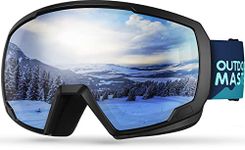 OutdoorMaster Kids Ski Goggles, Snowboard Goggles - Youth Snow Goggles - Midnight