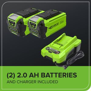 Greenworks 40V Cordless Lawnmower – 35cm Cutting Width