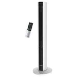 Lasko FH500 Fan & Space Heater Combo Tower, 42 Inch, Black White