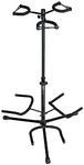 Gator Frameworks Adjustable Triple Guitar Stand, Holds (3) Electric or Acoustic Guitars (GFW-GTR-3000)