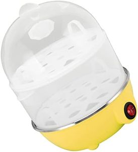 Rapid Egg Cooker, Dash Egg Cooker 350W 2 Layers 14Pcs Eggs A Time Auto Power Off Multifunctional Double Layer Egg Steamer Safe PP Egg Boiler With Measuring Cup for Home(2 Layers Yellow)