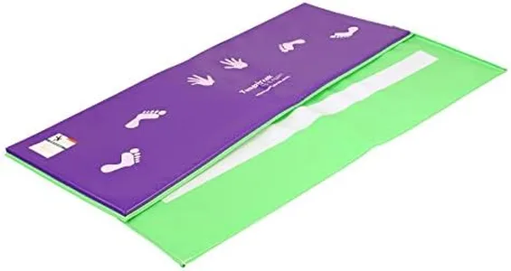 Tumbl Trak Cartwheel Beam Mat, Purple and Lime Green, 2ft x 6ft