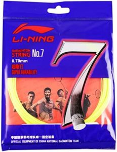 Li-Ning Nylon No 7 Badminton Racquet String (Yellow)