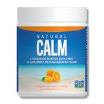 Natural Calm Magnesium Citrate Powder (Orange Flavour), 226g - Quick Absorbing - Loved Magnesium Drink