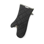 OUTSET 76177 Grill Mitt, Cotton, Black