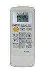 TA Technology Ahead Small Screen Display Econo Powerful Cool AC Remote Control Works for Mitsubishi Original Air Conditioner - White