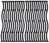 Music City Metals Matte Cast Iron Cooking Grid Replacement for Napoleon Gas Grill Models, Set of 2