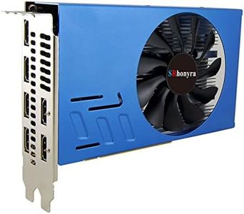 SRhonyra AMD Radeon RX580 4GB Graphics Card GDDR5 6HDMI Graphics Video Card GPU PCI-Express 128-Bit Placa De Video