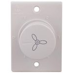 Anchor by Panasonic 14502 Polycarbonate Penta Step Fan Regulator Socket (White)